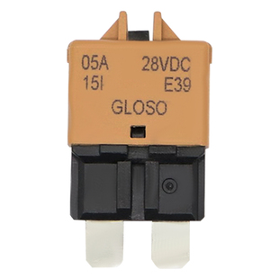 汽车中号保险片手动自动复位可恢复断路器插片式保险丝中型插片