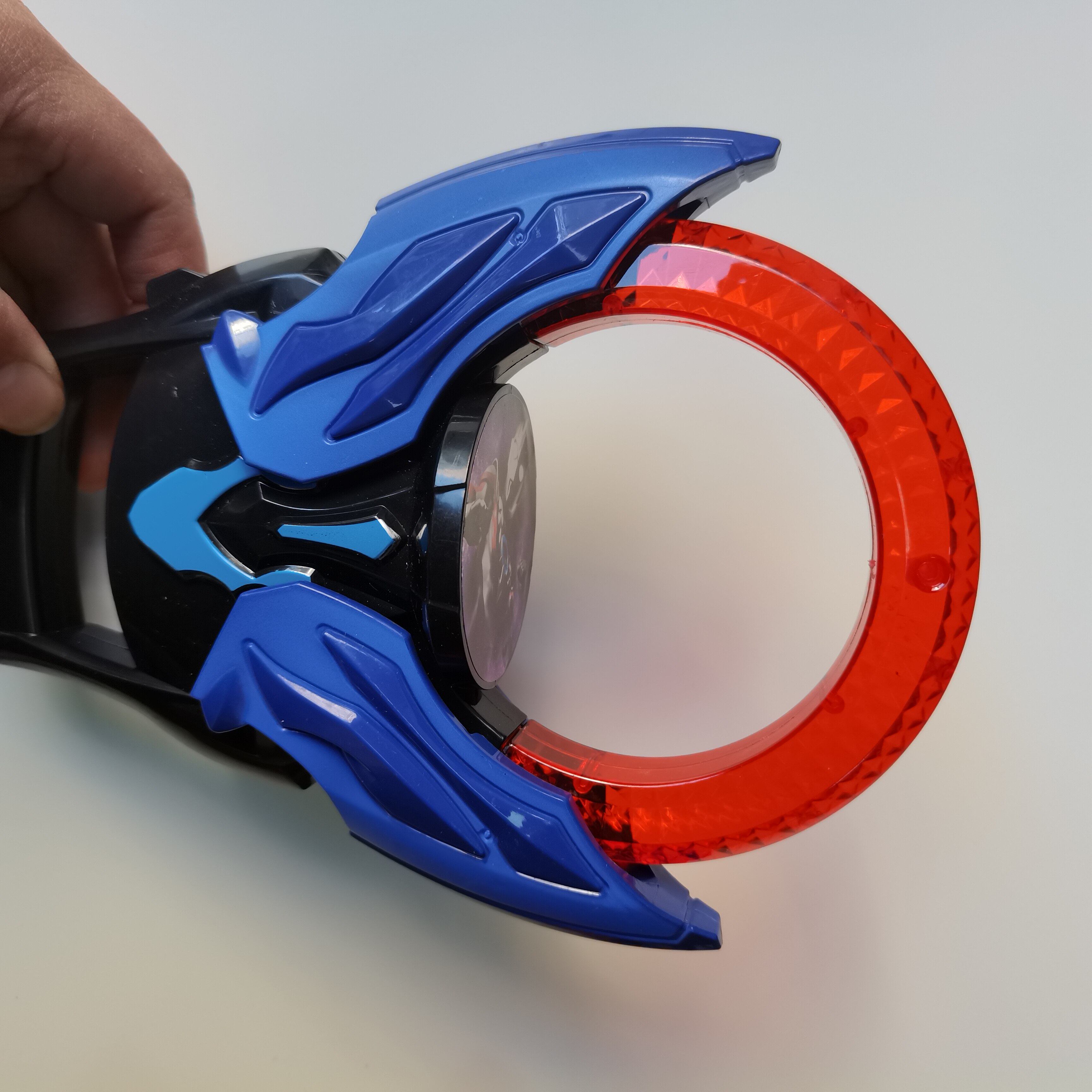 欧布奥特黑暗圆环变身器开合插卡感应声光艾克斯召唤器动漫玩具