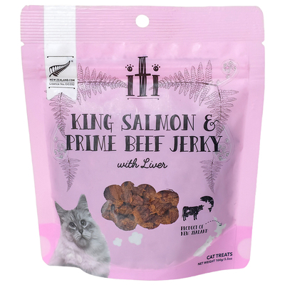 iti依蒂猫零食帝王鲑牛肉风干粮