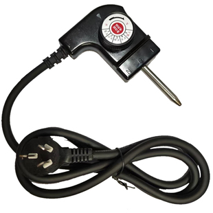 多功能电热锅电源线电炒锅火锅煎烤盘鱼锅三孔调温耦合器插头配件