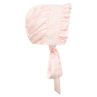 Hanakimi英国品牌宫廷小公主婴儿出游女童宝宝出院胎帽新生儿礼物