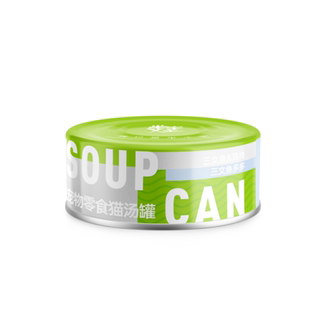 盖夫半宅主义猫汤罐猫罐头猫零食罐三文鱼罐头鸡肉鸭肉蛋黄虾仁