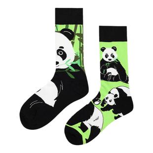 WMY SOCKS 原创AB潮袜不对称图鸳鸯袜ins中高筒街头男女百搭袜子