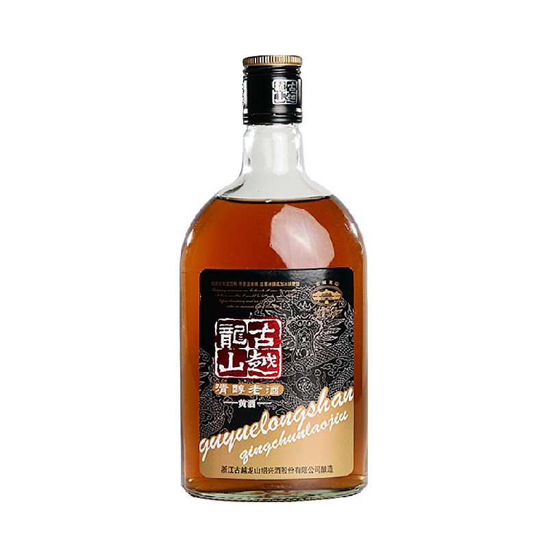 古越龙山绍兴产清醇黄酒3年陈花雕酒500ml料酒正品老酒绍兴黄酒