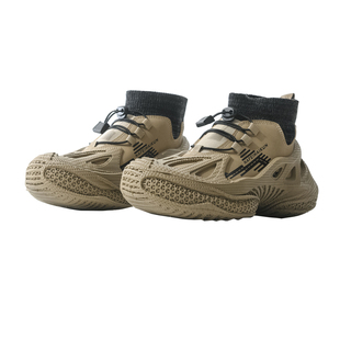 坚如磐石！机甲风！秋冬男士户外橡胶防滑轮胎大底老爹鞋运动鞋潮