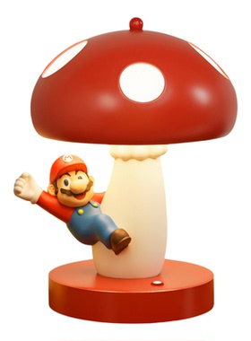【天猫正品】马里奥台灯摆件