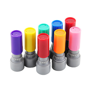 日韩迷你可爱儿童手帐印章浸透光敏印章装饰图章卡通笑脸百乐手账打卡图案微笑憋嘴哭脸教学小红花便携奖励章