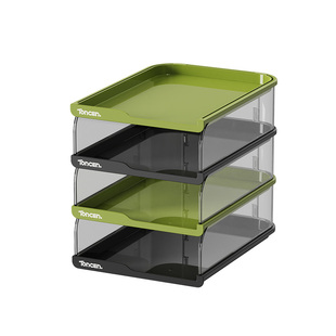 书桌收纳置物架书架文件架书本a4纸学习整理盒学生桌面收纳盒文具