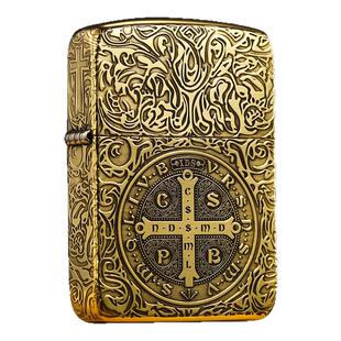 zippo打火机1941复刻蚊版康斯坦丁正版煤油防风个性创意收藏送礼