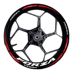适用本田FORZA佛沙NSS350/300/750摩托车反光改装饰轮毂贴纸贴花