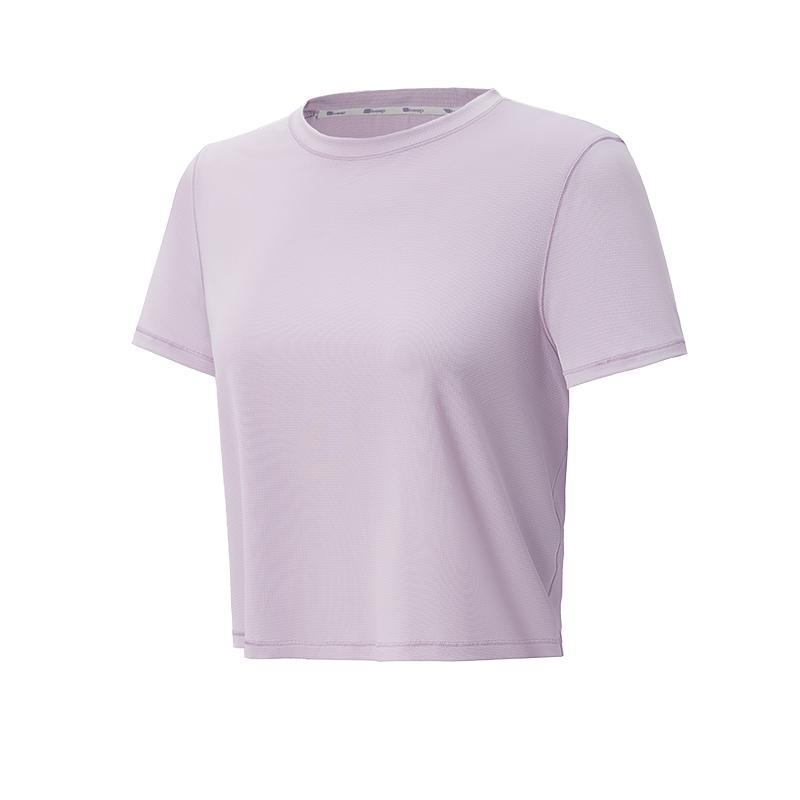 Keep短袖T恤女夏季轻羽弹凉感速干户外健身服短袖瑜伽服运动上衣
