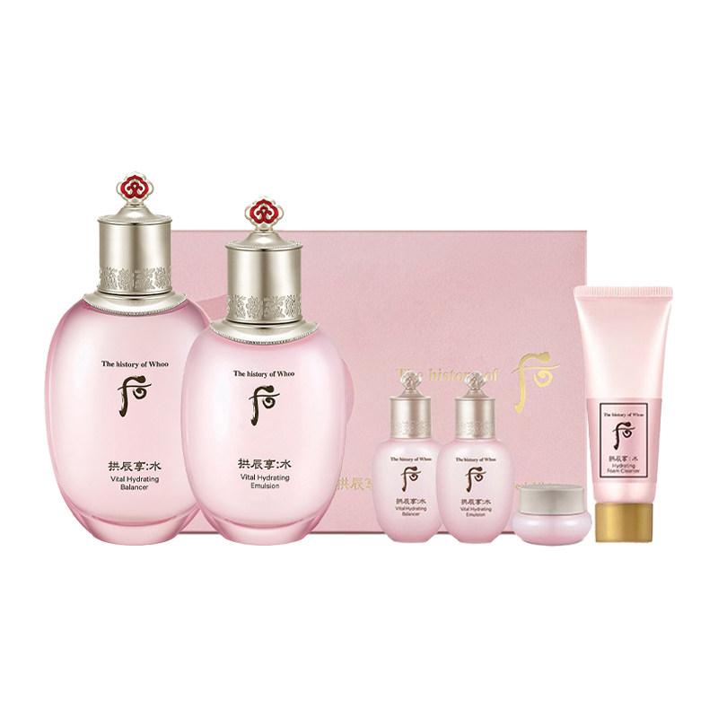 whoo后水妍套盒拱辰享水乳套装护肤品补水天气丹水正品官方旗舰店