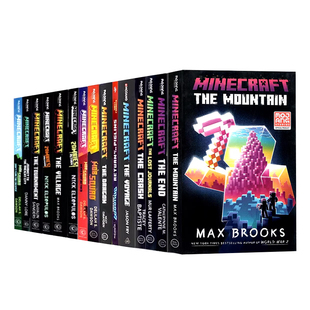 MC我的世界官方小说15册 英文原版 Minecraft The End The Mountain Shipwreck Lost Journals 青少年课外读物 儿童冒险游戏故事书