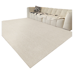 仿羊毛地毯客厅2026新款轻奢高级感简约沙发毯纯色卧室仿剑麻地垫