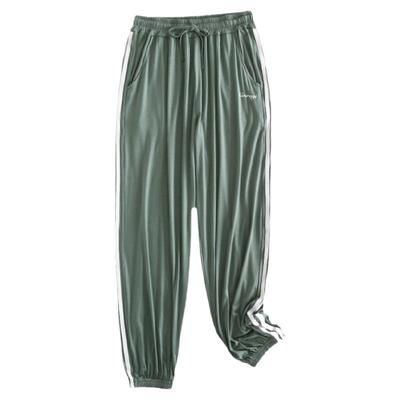 莫代尔抽绳口袋收口运动休闲裤