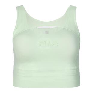 Fila/斐乐女子2025夏新款简约健身运动紧身针织背心A11W421104F