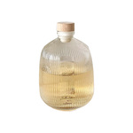 条纹冷萃玻璃壶ins透明密封瓶果酒甜酒咖啡瓶随手小酒瓶分装容器