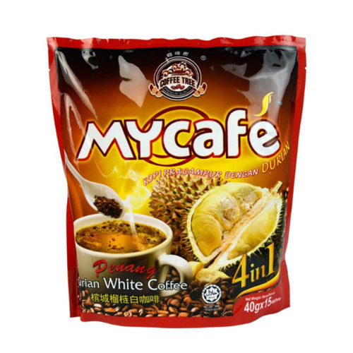 特价 马来西亚麦可菲槟城咖啡树my cafe榴莲白咖啡15小包600g