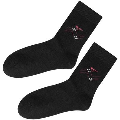 七匹狼羊毛袜加厚保暖高筒长袜男