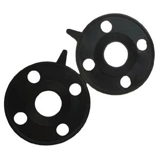 带螺丝孔法兰橡胶垫片圆形黑胶耐油密封圈优质加厚国标阀门法兰垫