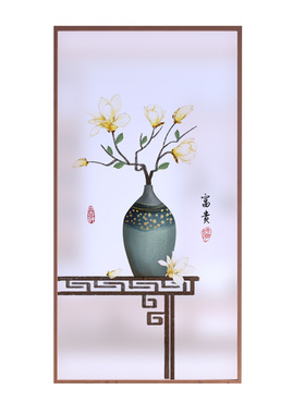 中式透明不透光免胶磨砂