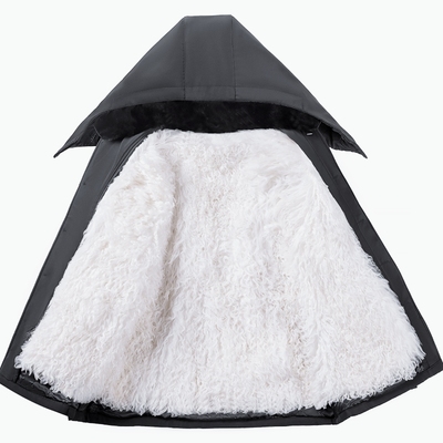 羊皮棉袄皮毛一体秋冬季