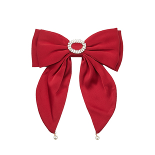 椭圆钻石蝴蝶结横夹马尾抓夹后脑勺半扎发发卡鲨鱼夹2026新款