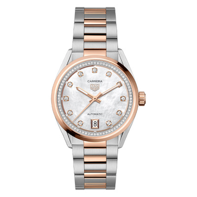 泰格豪雅卡莱拉系列钻石机械腕表