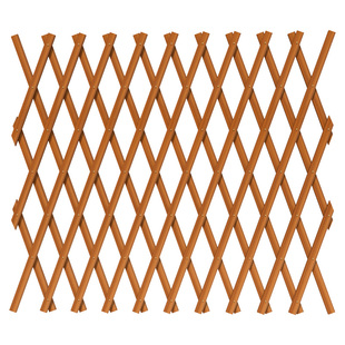 防腐木栅栏围栏护栏木篱笆碳化围栏户外网格花架隔断伸缩拉网围墙