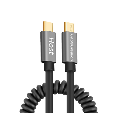 弹簧Typec转Microusb数据对拷线