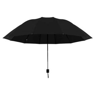 手动超大伞面加固防雨伞男女三人晴雨两用防晒遮阳伞黑胶防晒伞