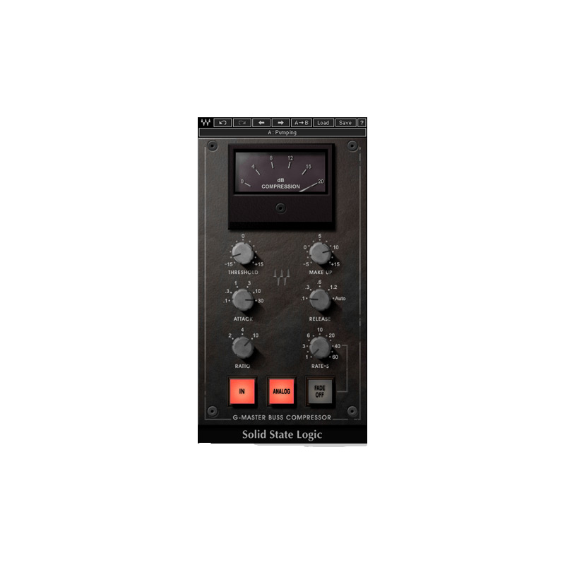 WAVES16 母带后期混音SSL G-Master Buss Compressor压缩器效果器