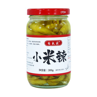 自良家泡椒小米辣剁椒鱼头辣椒泡菜酸辣地道调味腌制菜泡椒小米辣