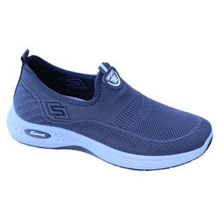 男鞋网面透气运动鞋软底老北京布鞋防臭休闲网鞋轻便一脚蹬健步鞋