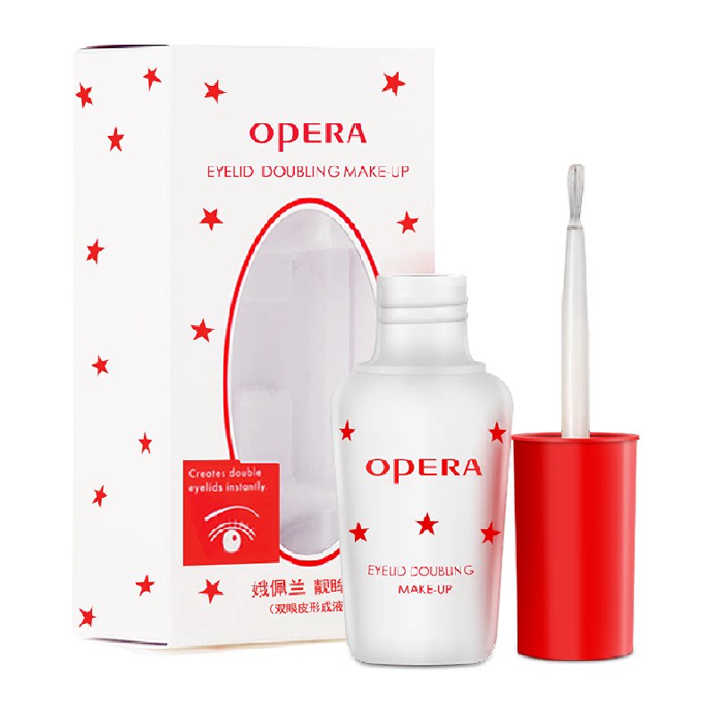 Opera/娥佩兰双眼皮贴靓眸液假睫毛胶水无痕透明无甲醛1瓶实拍图 商品