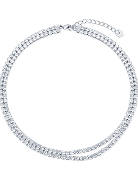 leloup曾可妮同款百搭项链闪钻