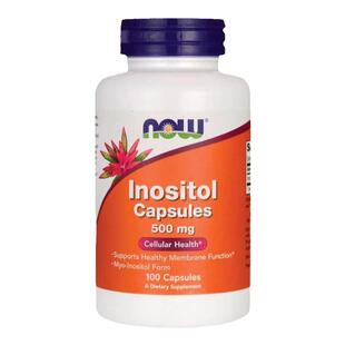 美国原装NOW FOOD肌醇女性Inositol Capsules MYO肌醇500mg