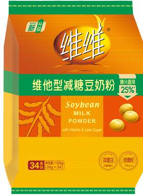 维维减糖高蛋白豆奶粉1.02kg