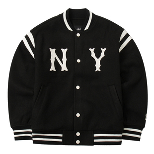 MLB正品外套24秋冬款羊羔毛男女款百搭抓绒上衣3AJPV1546/JPV15