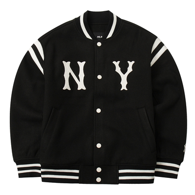 MLB羊羔毛男女款百搭抓绒上衣