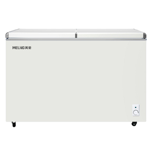 美菱278L双温冰柜冷冻冷藏节能家用厨房商用卧式冷柜旗舰政府补贴
