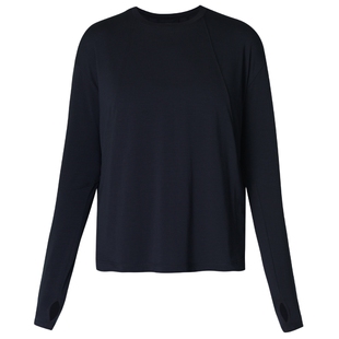 Sweaty Betty Soft Flow宽松舒适休闲健身套头女士长袖T恤SB9989