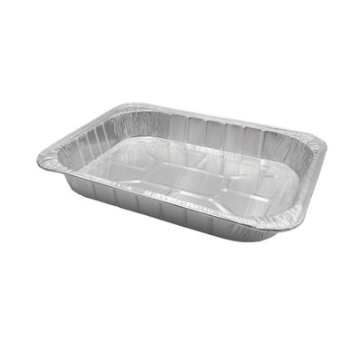 加厚加硬大号锡纸盒铝箔盘长方形