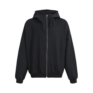 「GRNL」极简多巴胺 OVERSIZE基础廓形连帽拉链男女款慵懒大卫衣