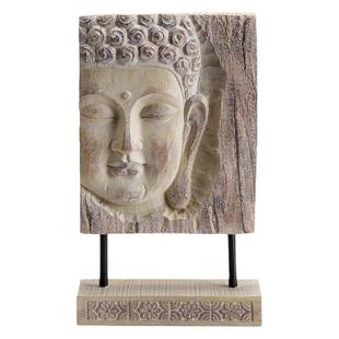 纽约下城公园进口SPI端庄安祥的佛像一枚桌面摆设