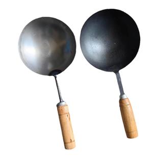 带柄铁勺子水泥挖土勺铝水取料勺工业浇铸铁勺打渣勺焊接长柄勺子