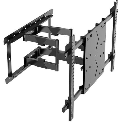 超薄内嵌伸缩电视挂架适用小米TCL海信创维雷鸟90 98 100英寸支架
