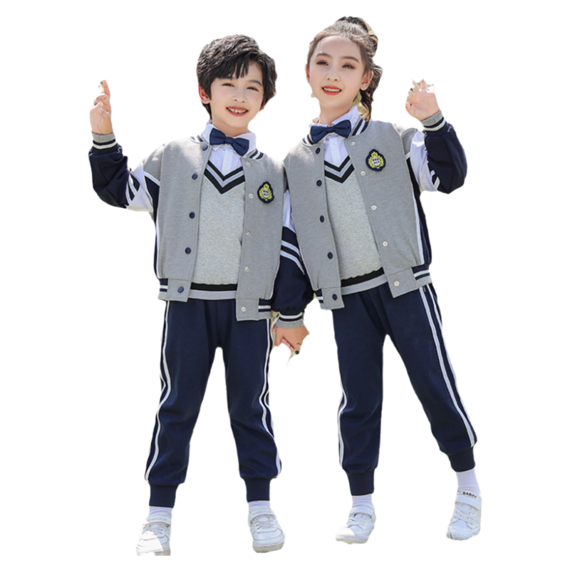 幼儿园园服春秋款套装运动棒球