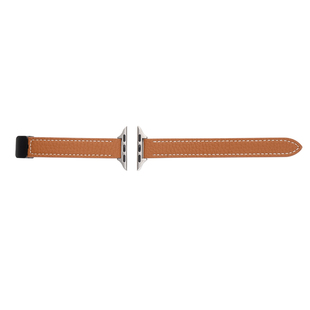 适用iwatch11表带S11苹果s10手表applewatch9夏季新款S8皮质S7荔枝纹S6创意6代SE3女高级ultra2磁吸11智能