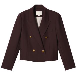 PSALTER诗篇休闲复古学院双排扣羊毛宽肩西装外套秋款